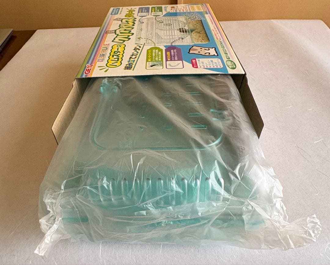 新品 未使用 GEX ハムスターケージ クリアパレス グリーン 未開封 — image 5