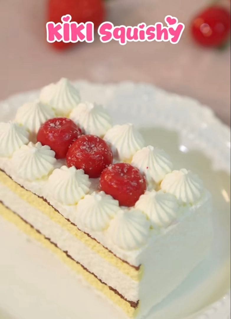 kikisquishy キキスク とろりバター チェリーケーキ さくらんぼケーキ — image 5