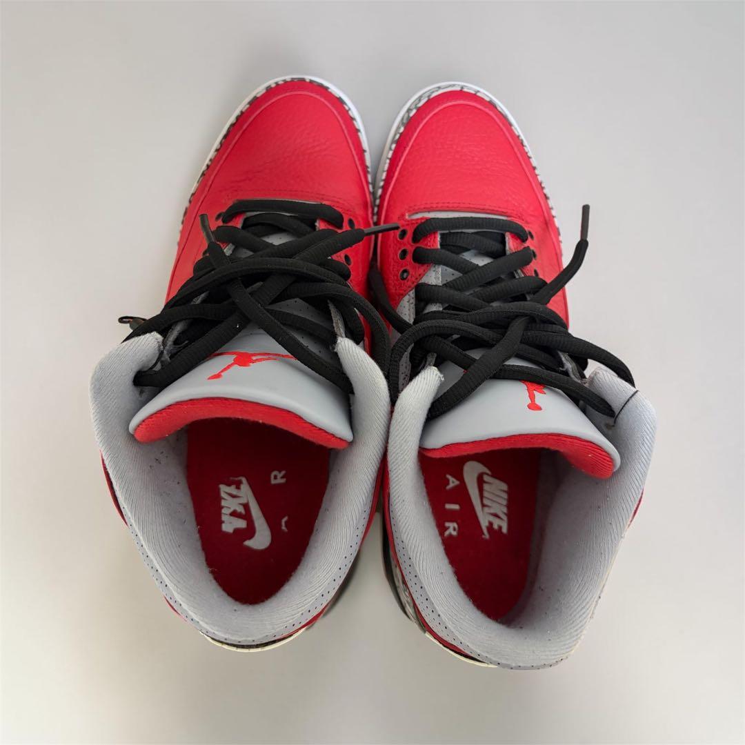 NIKE Air Jordan 3 Retro Fire Red 27cm — image 5