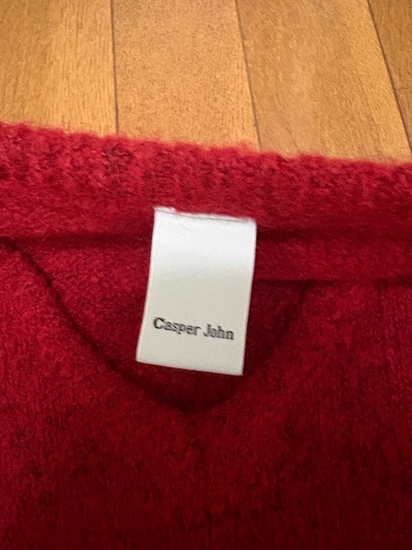 Casper John ウール混Vネックニット — image 2