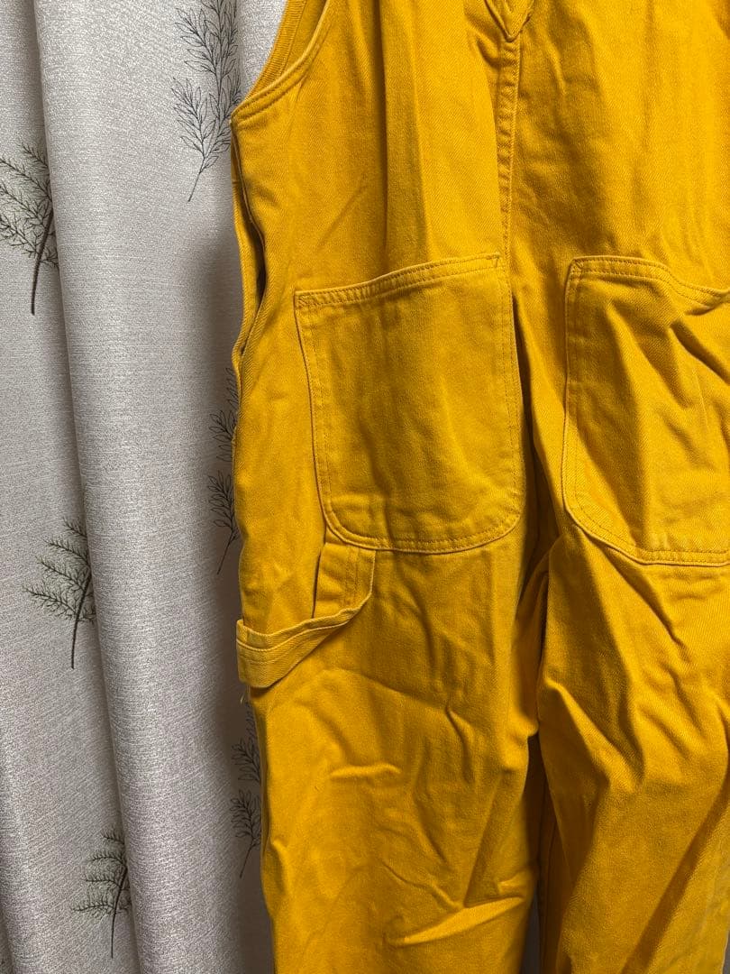 Monki イエロー サロペット オーバーオールSサイズ — image 5