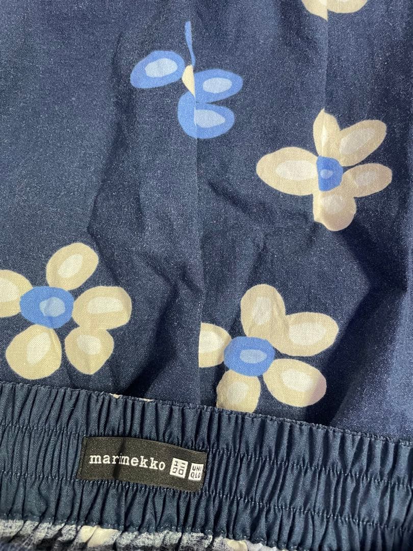 UNIQLOコラボMarimekkoリネンブレンドスカート — image 3