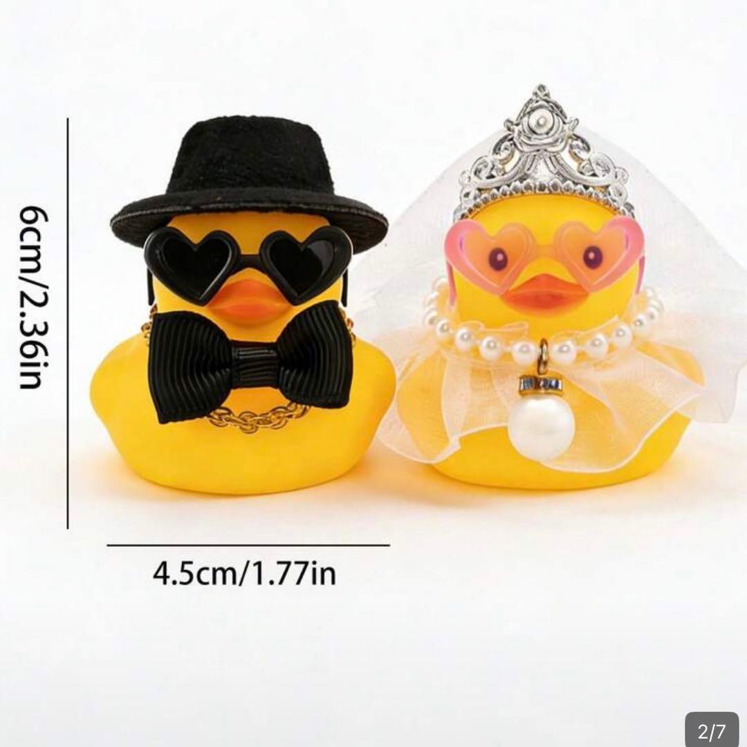 アヒル　ソフビ　結婚式　ウェディング ウェルカムボード　ウェルカムスペース — image 2