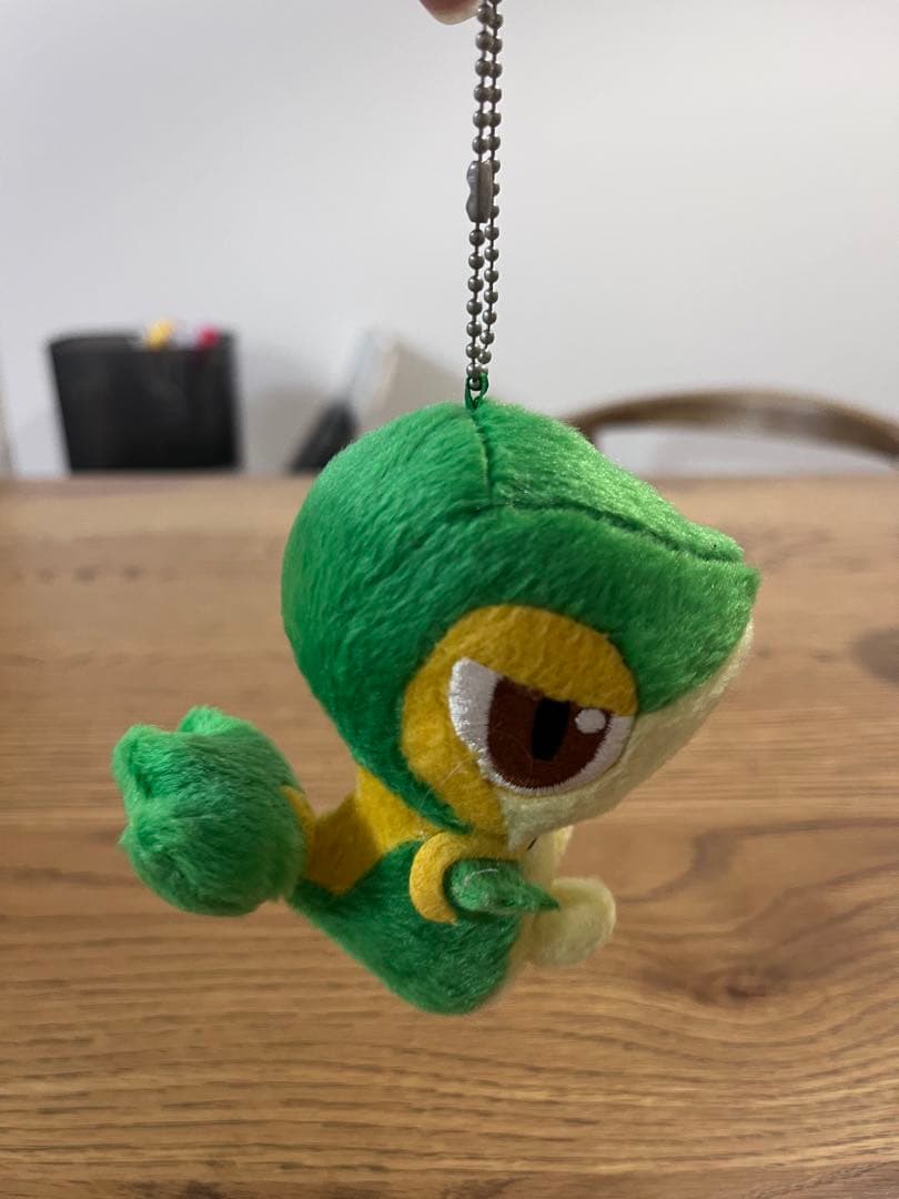 【美品】ツタージャ ポケモン ボールチェーン付 ぬいぐるみ イッシュ地方 — image 3