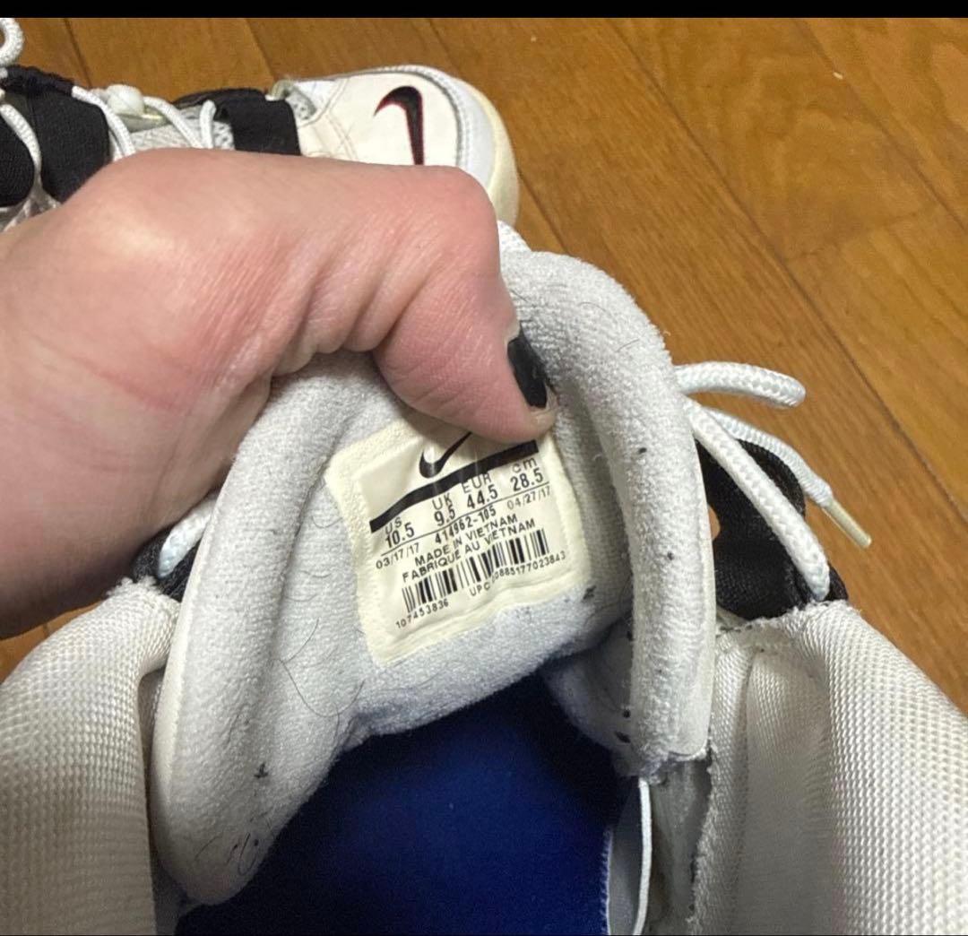 NIKE Air More Uptempo ホワイト ブラック　28.5 — image 2