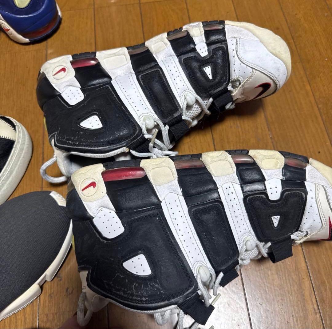 NIKE Air More Uptempo ホワイト ブラック　28.5 — image 4