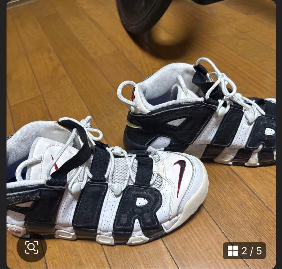 NIKE Air More Uptempo ホワイト ブラック　28.5 — image 5