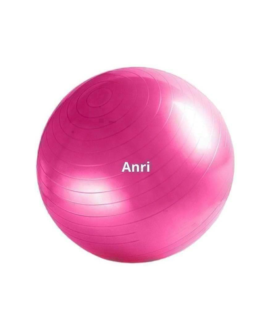 バランスボール 55cm ダイエット器具 フィットネス エクササイズ ブルー — image 2