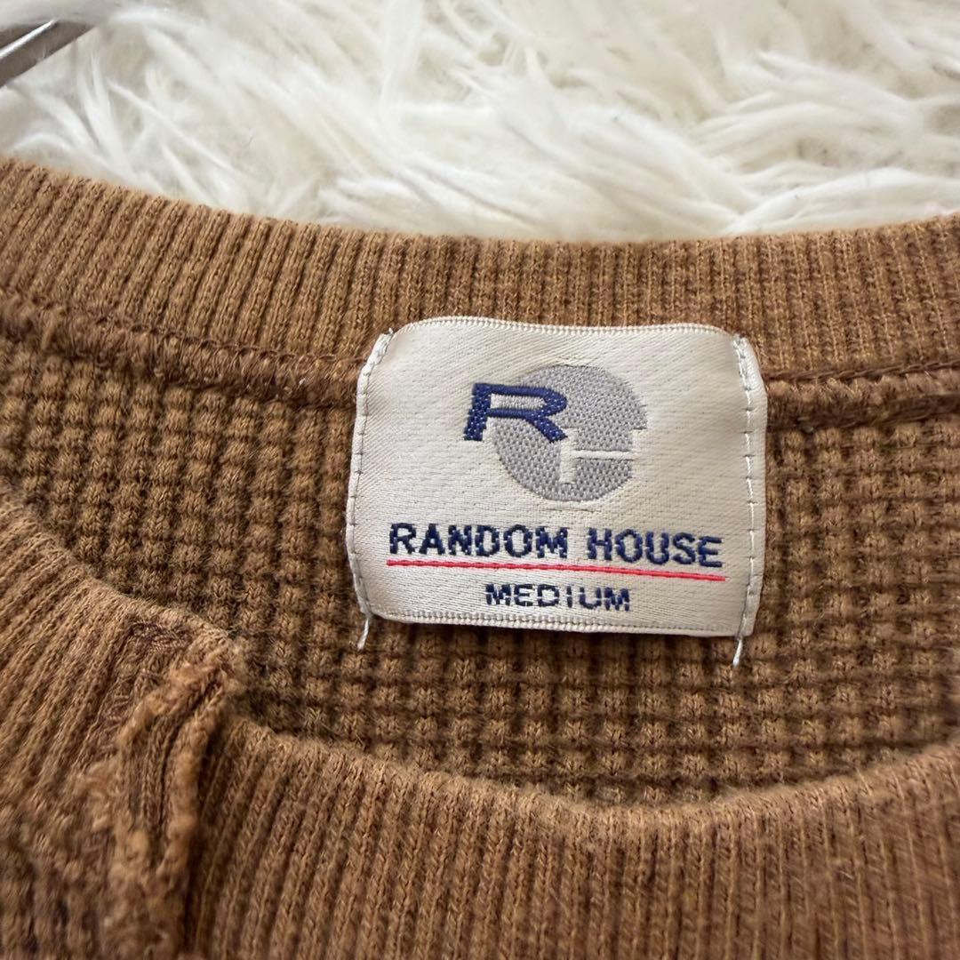 RANDOM HOUSE　ワッフルデザインカットソー　M　ブラウン◆A1837 — image 2