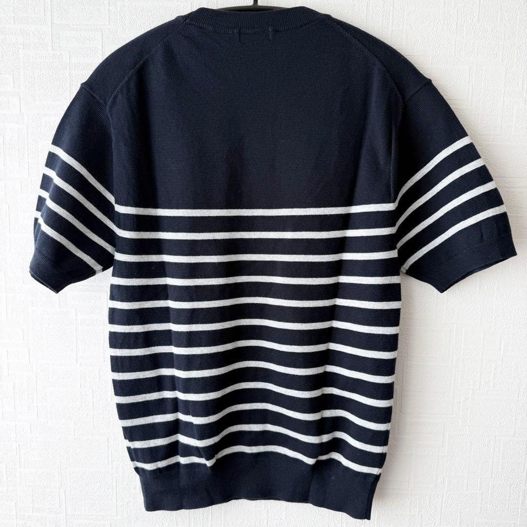 UNIQLO ウォッシャブルストレッチミラノリブクルーネックセーター XS 紺 — image 5