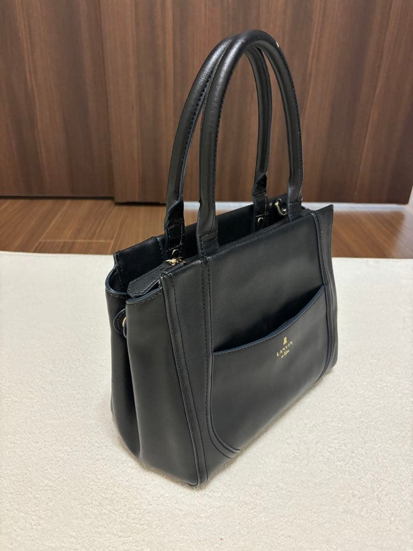 LANVIN en Bleu＊ベルティエ2wayショルダー付ハンドバッグ — image 3