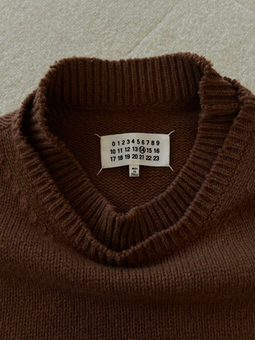 【メゾンマルジェラ】Maison Margiela　エルボーパッチニット — image 2