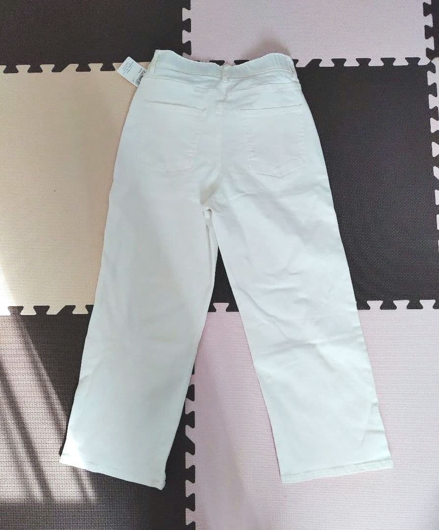【新品未使用】COCOMOMO ホワイト デニムワイドパンツ — image 3