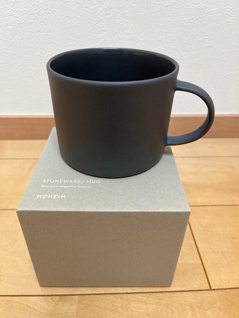 【新品未使用】MOHEIM モヘイム STONEWARE MUG 380ブラック — image 2