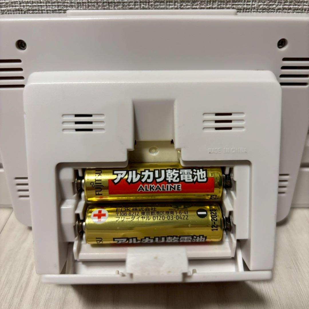 ❣️すぐ使えます セイコー 電波時計 NR535W アラーム 目覚まし時計 — image 5