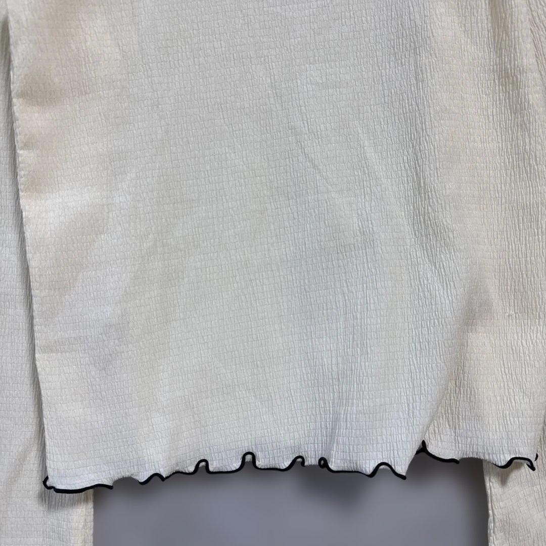 クラシカルエルフ カットソー ロングTシャツ 長袖 L メロウ フレアパイピング — image 4