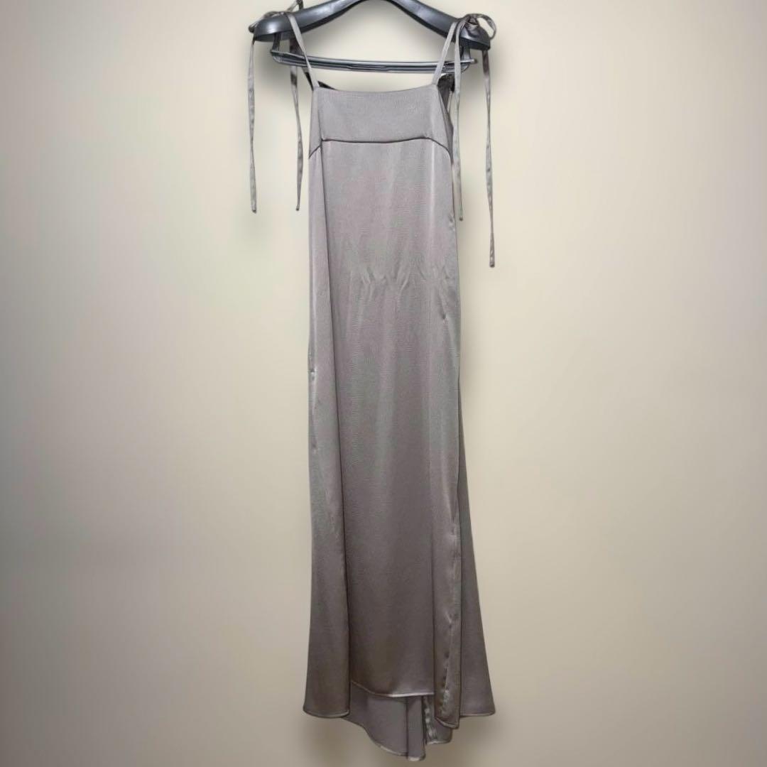 styling/ サテン バックオープンキャミワンピース — image 2