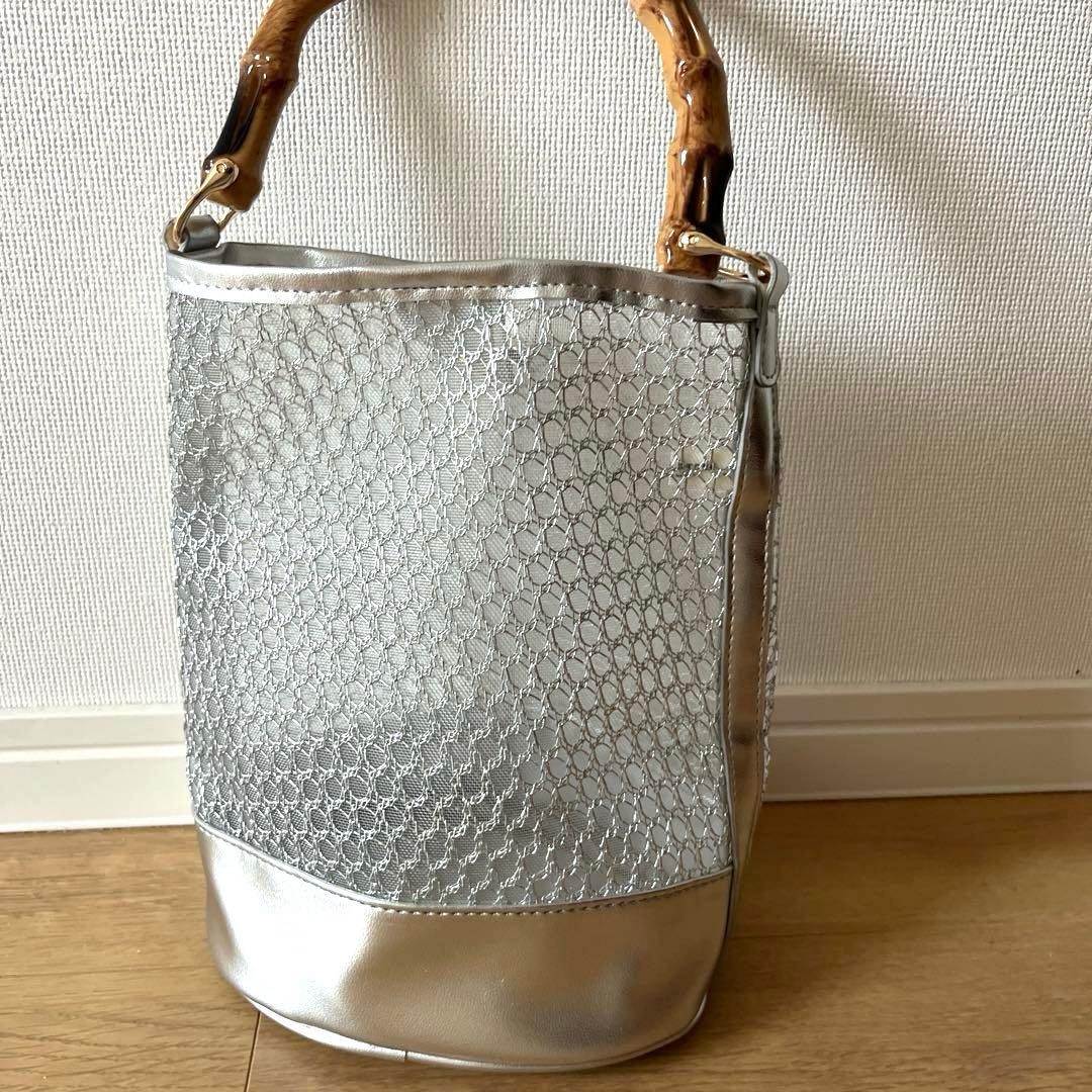 フリークスストア バンブーハンドルメッシュパッ グ　使用少なめ — image 3