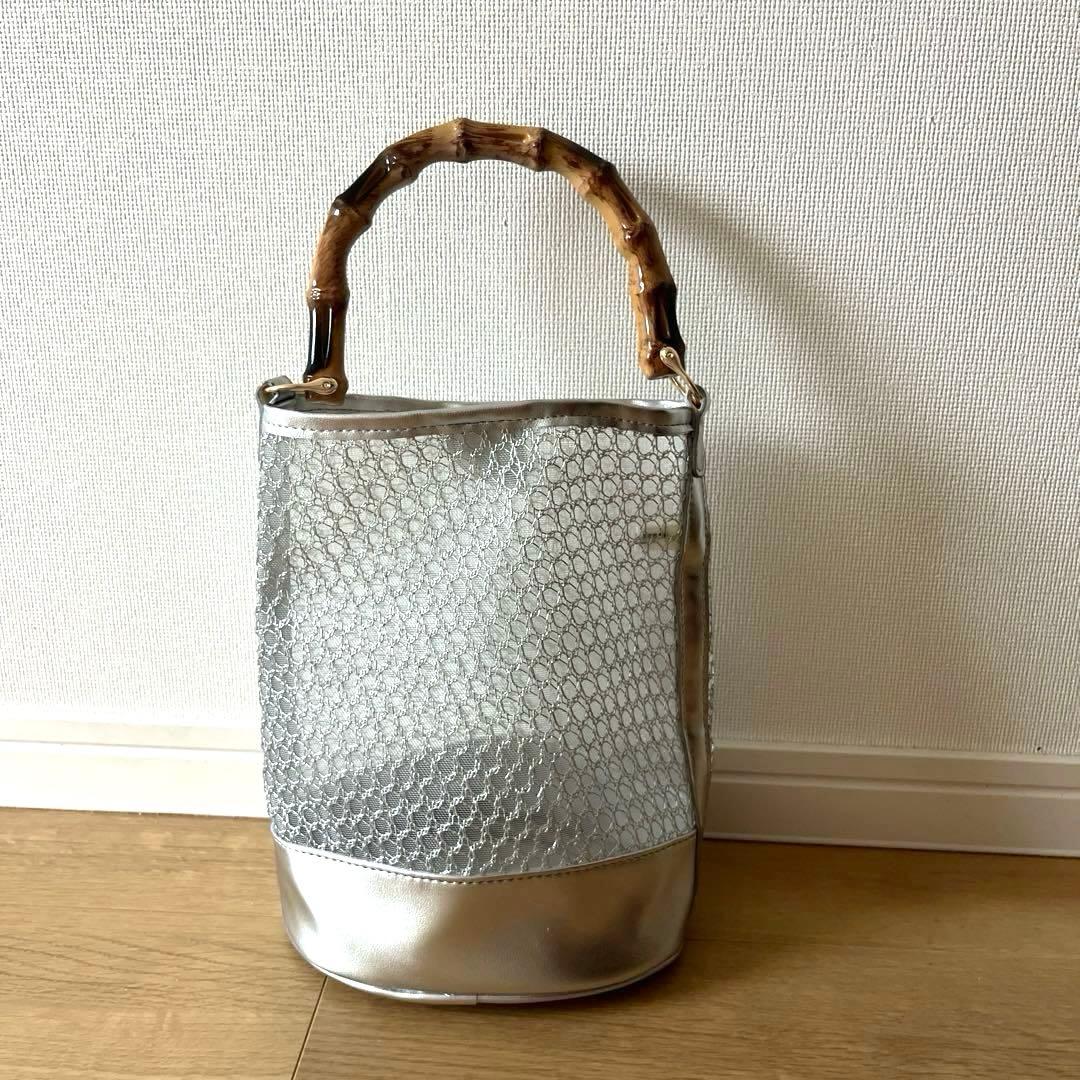 フリークスストア バンブーハンドルメッシュパッ グ　使用少なめ — image 4