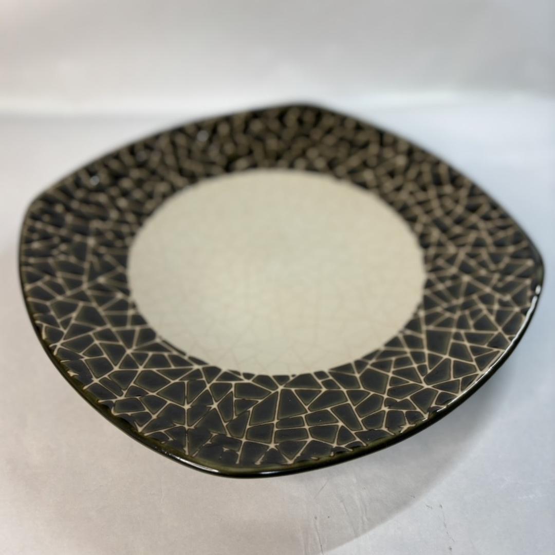 【未使用品】monoORIBE スクエアプレート 28cm 大皿 緑 3枚セット — image 2