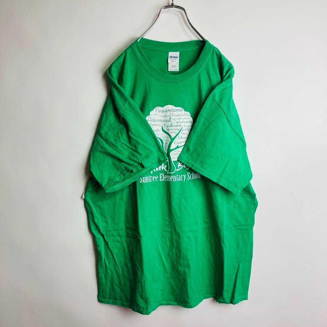【c054】 Tシャツ プリントデザイン バックプリント ゆるだぼ 古着 — image 4
