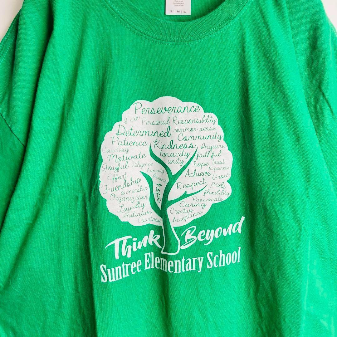 【c054】 Tシャツ プリントデザイン バックプリント ゆるだぼ 古着 — image 5