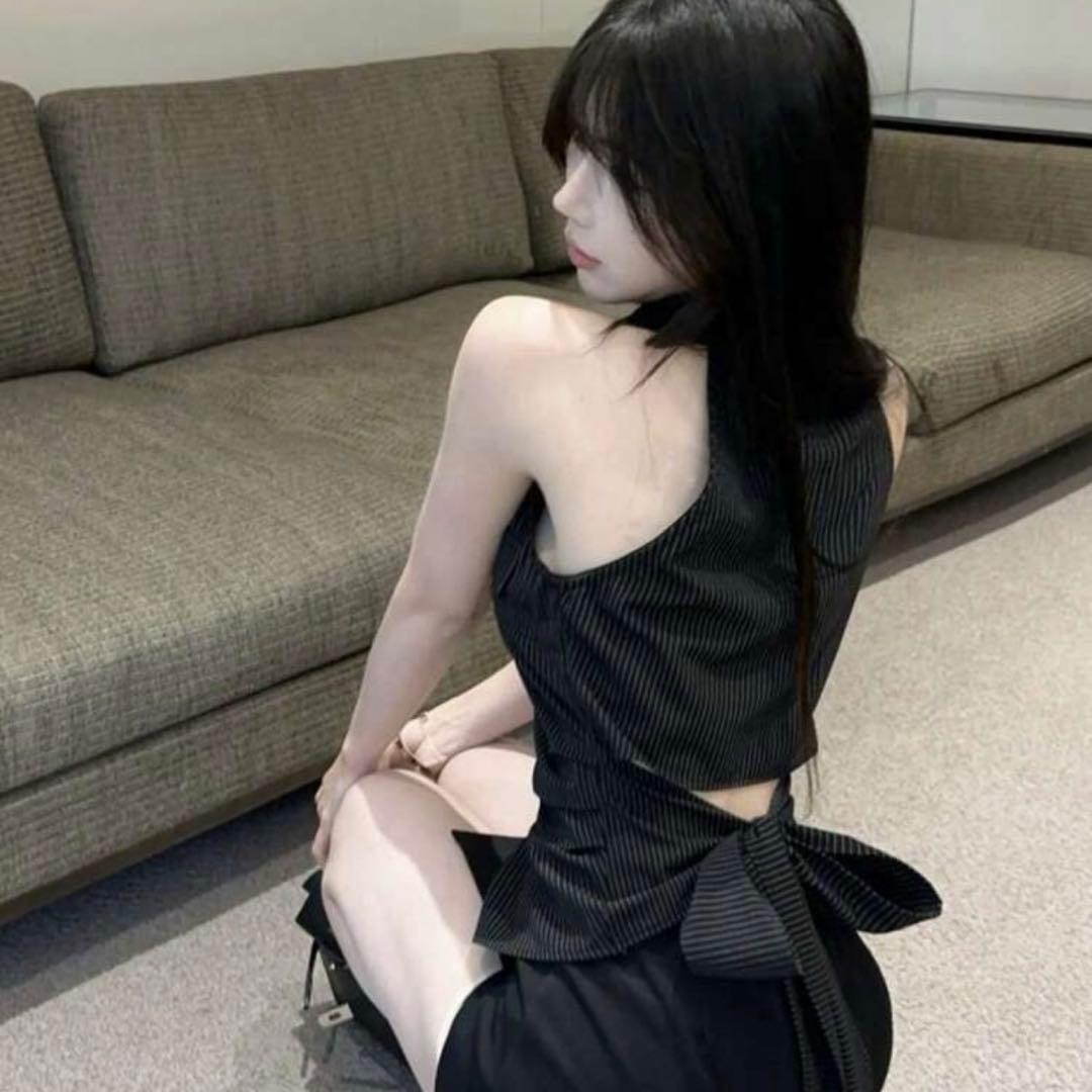 ノースリーブボーダーシャツ — image 2