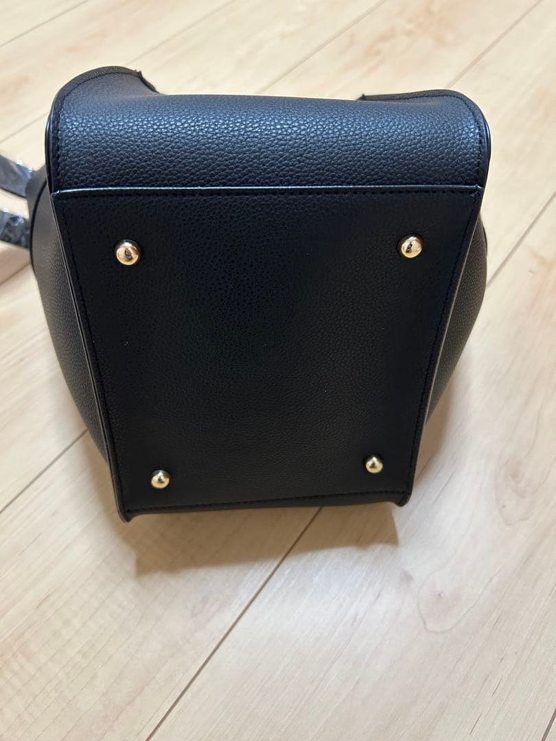 レディース　ハンドバッグ　ショルダーバッグ　2way　変形　ブラック — image 5