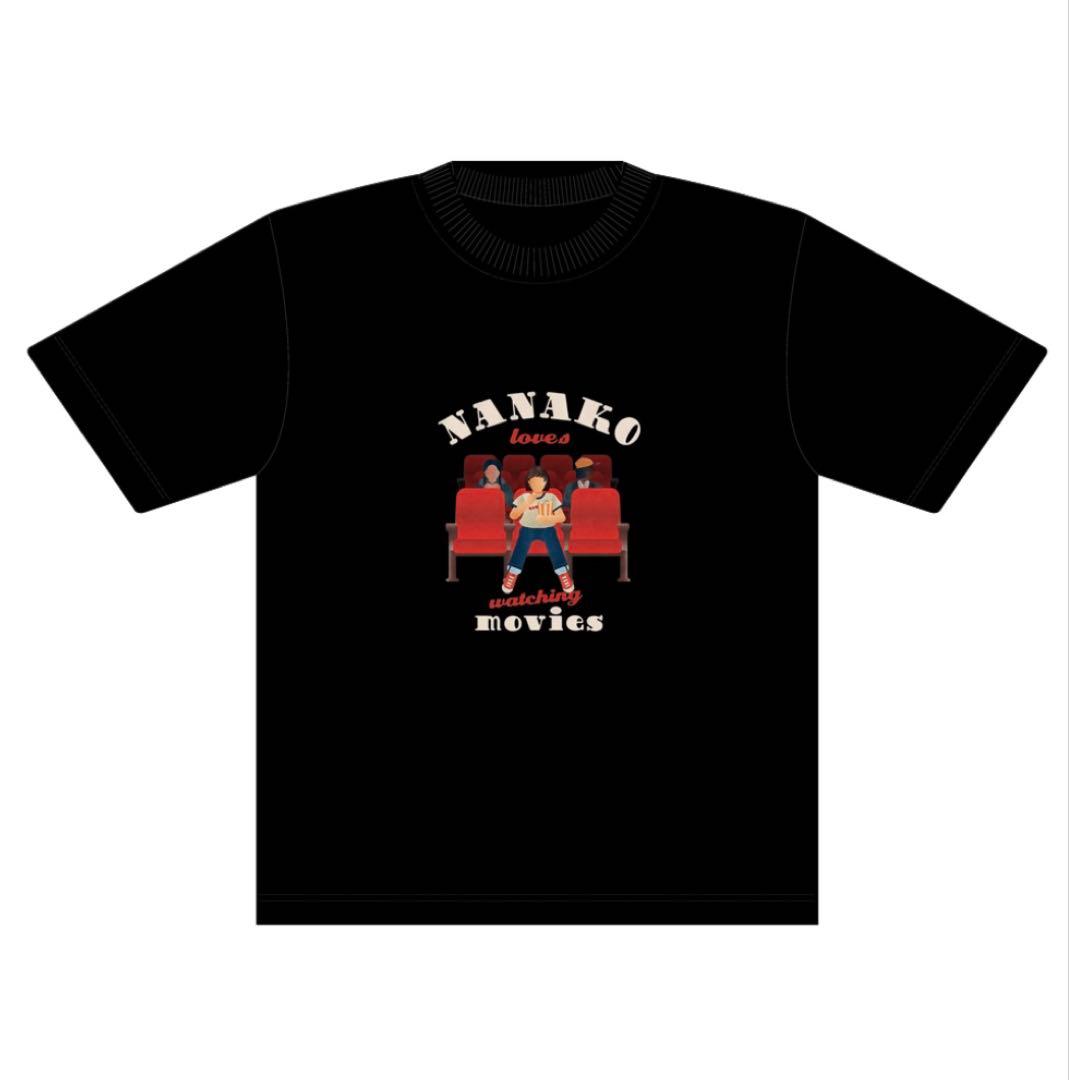 岡奈なな子 Tシャツ “OKANA" MOVIE TEE 黒　L — image 2