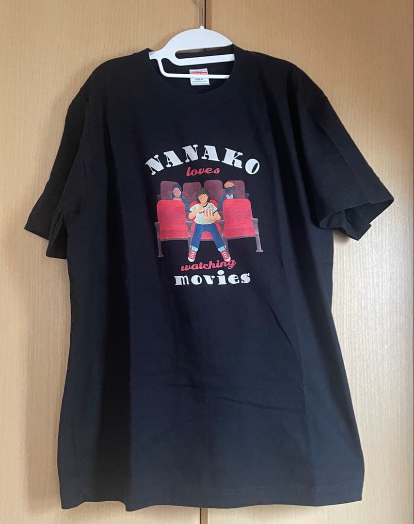 岡奈なな子 Tシャツ “OKANA" MOVIE TEE 黒　L — image 3