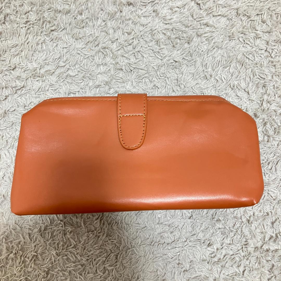 【美品】レトロ調 2WAY ショルダーバッグ ハンドバッグ キャメル 仕切り収納 — image 2