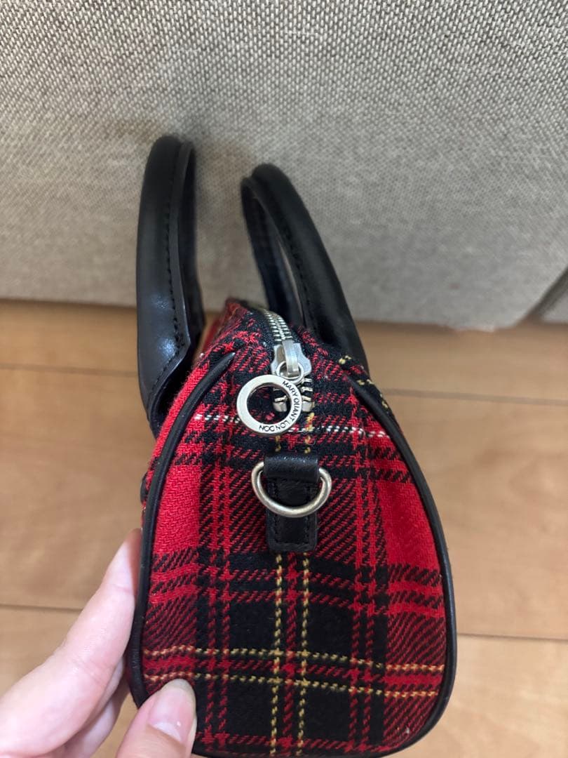 MARY QUANT チェック柄 ミニボストンバッグ — image 3