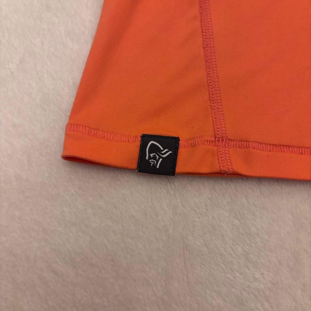 NORRØNA ノローナ 半袖 ベースレイヤー Tシャツ レディース オレンジ — image 2