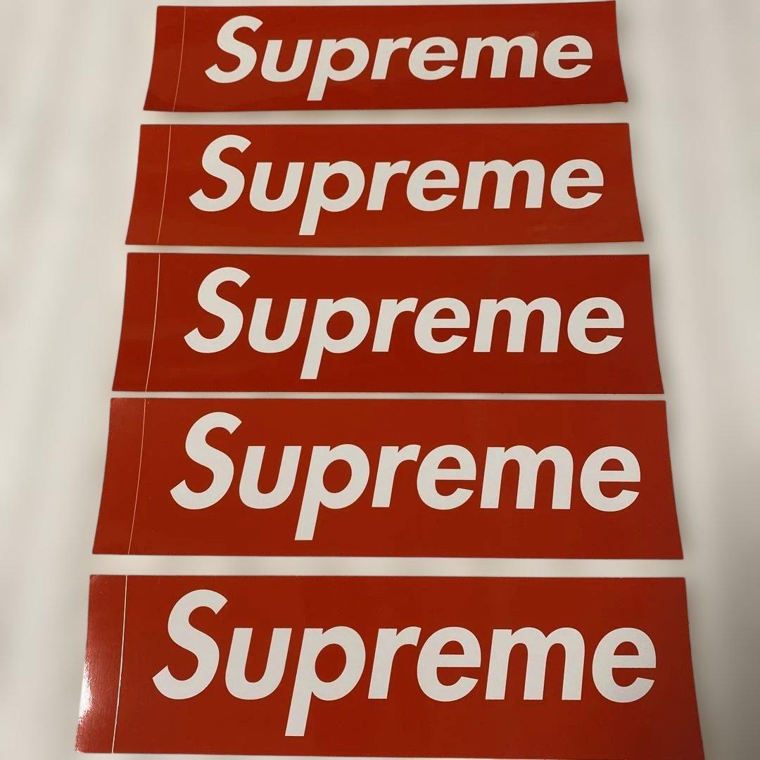 Supreme ボックスロゴ ステッカー 5枚セット — image 2