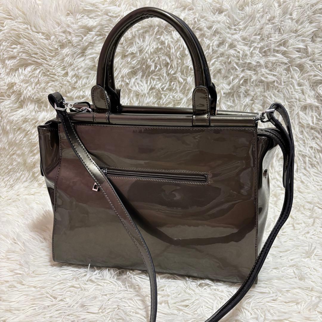 Jewel エナメル 2WAY ハンドバッグ ショルダーバッグ — image 3