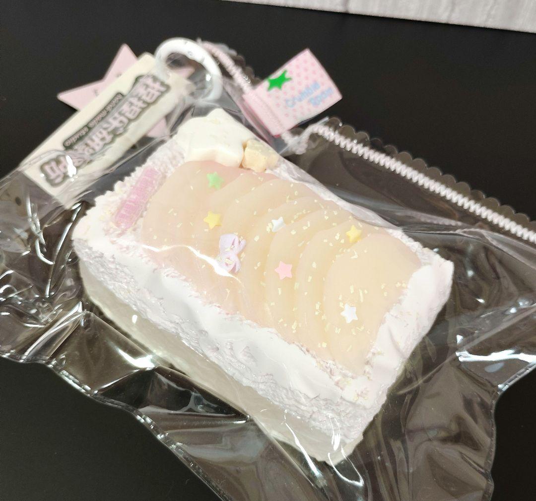 スクイーズ 捏捏乐研究所 フルーツスライスケーキ 桃 — image 3