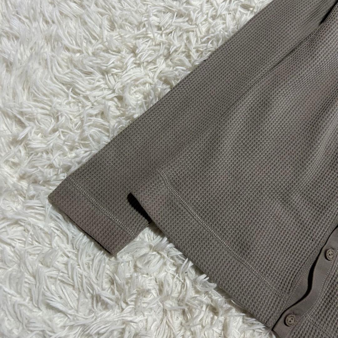 Calvin Klein ワッフル カーディガン グレー M — image 5