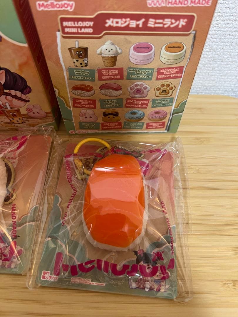 Mellojoy メロジョイ ミニランド 寿司 キーホルダー 2種 — image 3