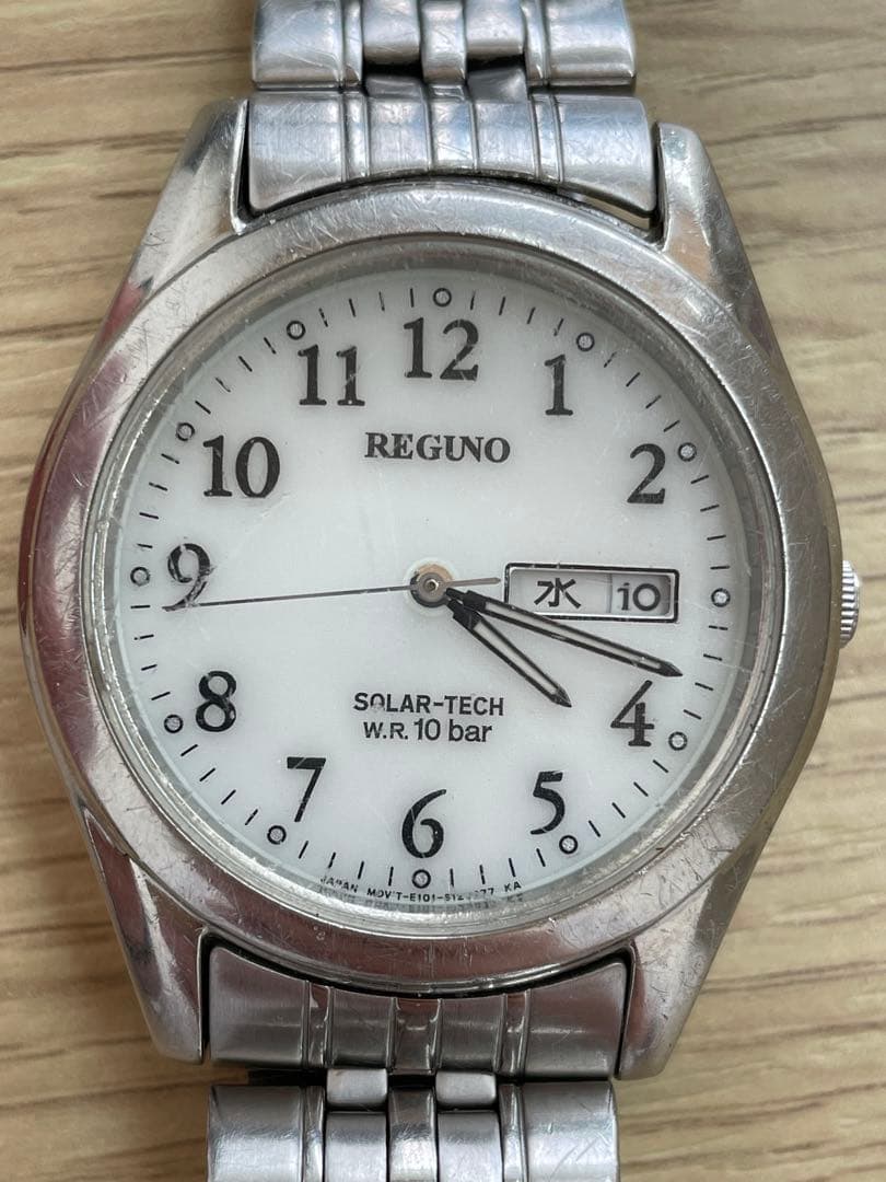 CITIZEN REGUNO ソーラーテック 腕時計 本体 稼働品 — image 3