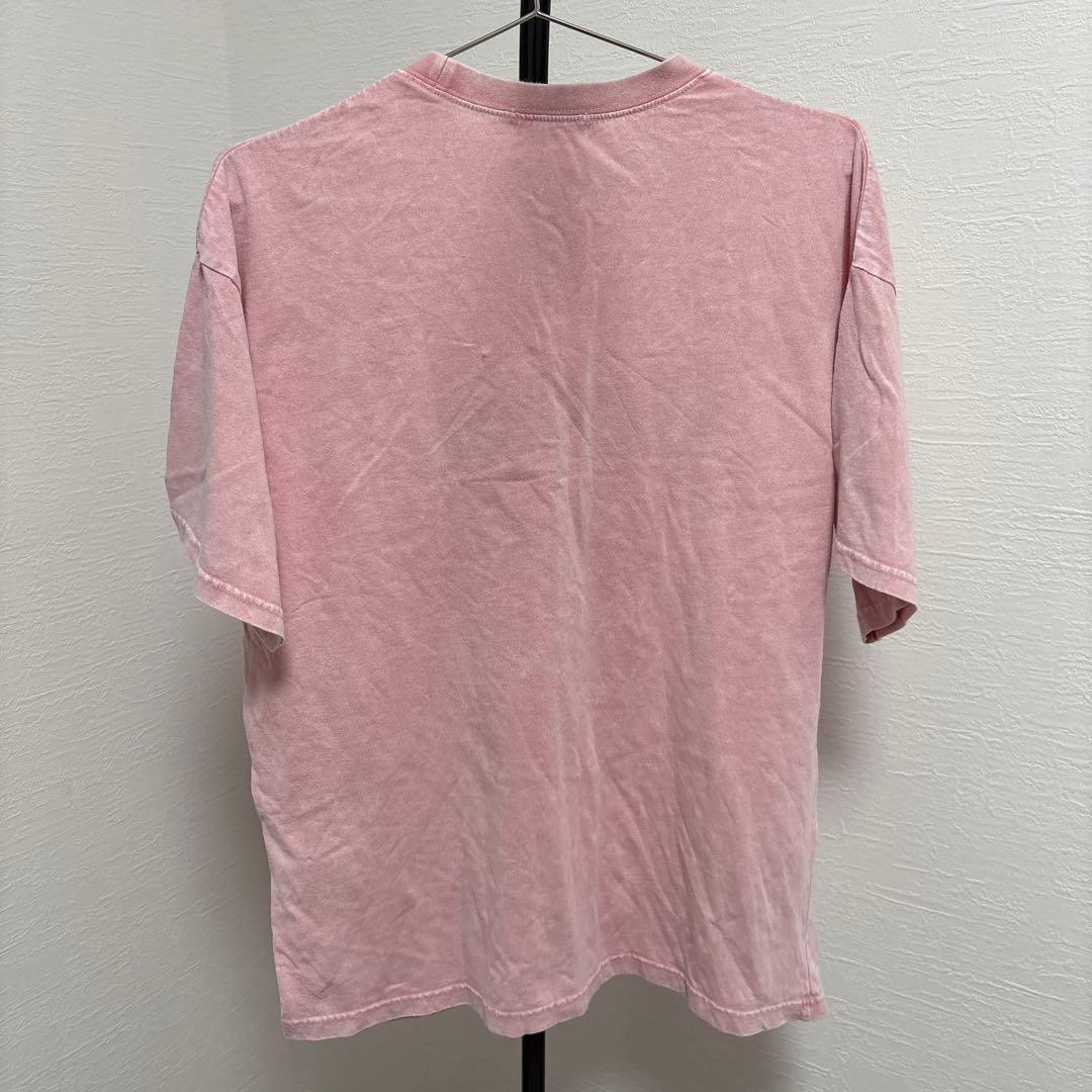 WEGO ピンク 刺繍ロゴ 半袖Tシャツ Fサイズ — image 2