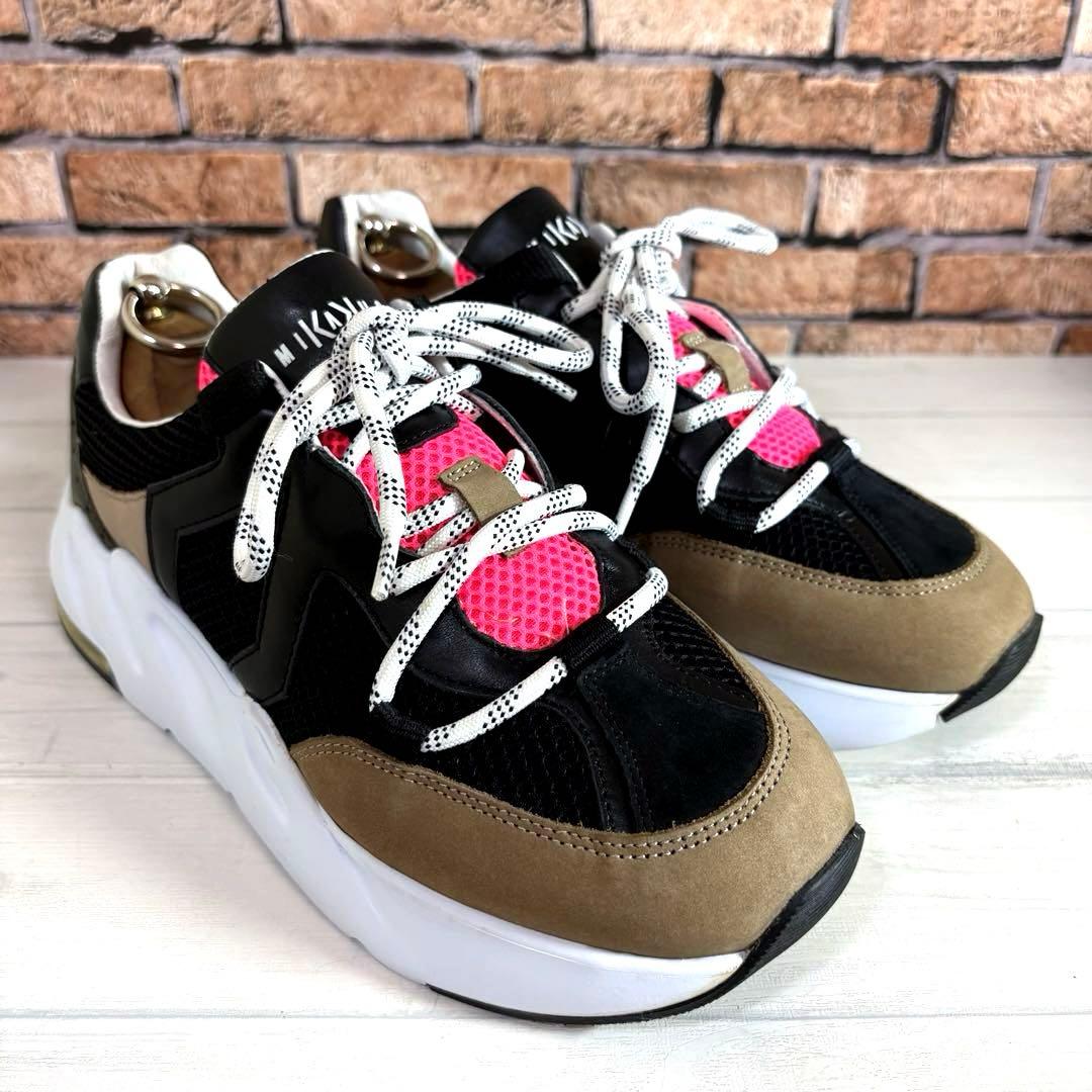 美品⭐️MIKAKUS■スニーカー✨厚底 ダッドソール チャンキー イニエスタ — image 2