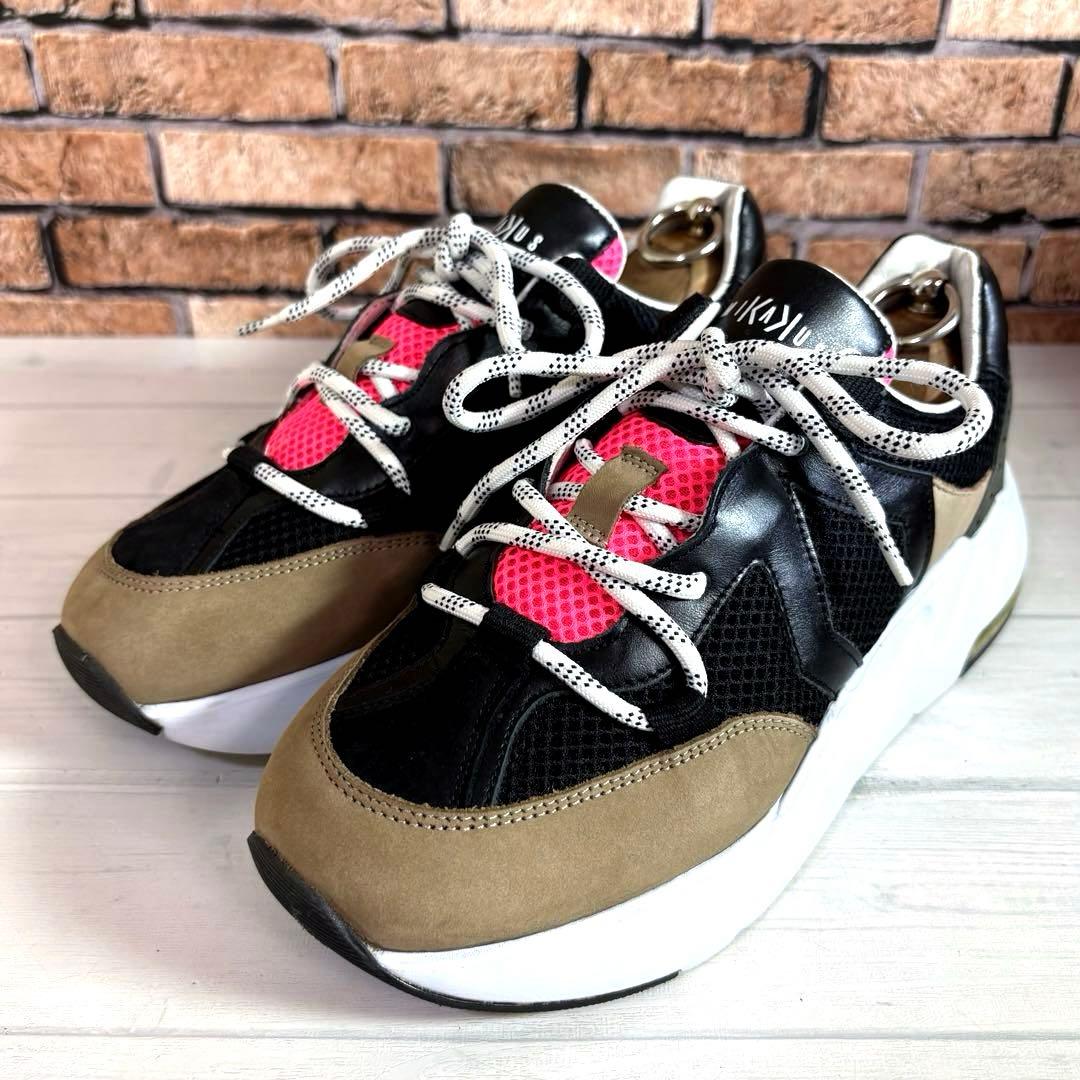 美品⭐️MIKAKUS■スニーカー✨厚底 ダッドソール チャンキー イニエスタ — image 3