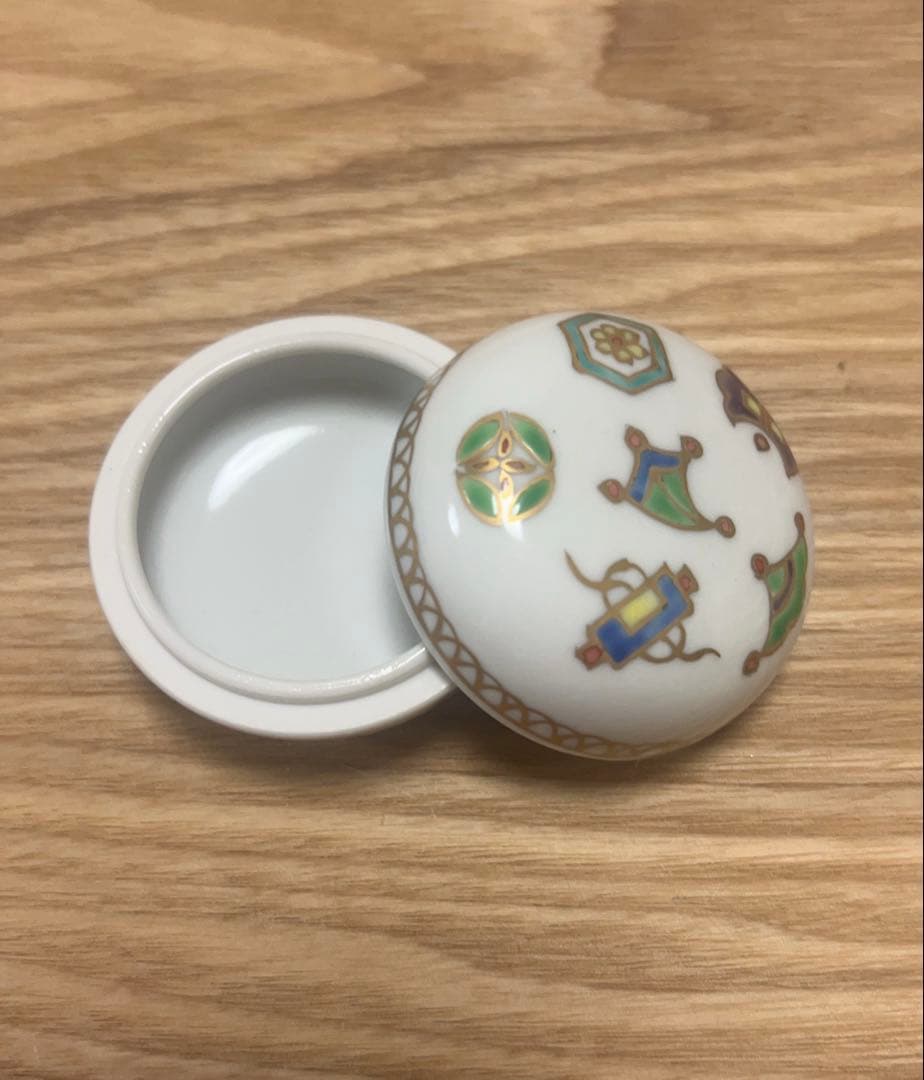 京都　清水焼　京焼 色絵 平安昭阿弥 高野昭阿弥　茶道具　香合 — image 4