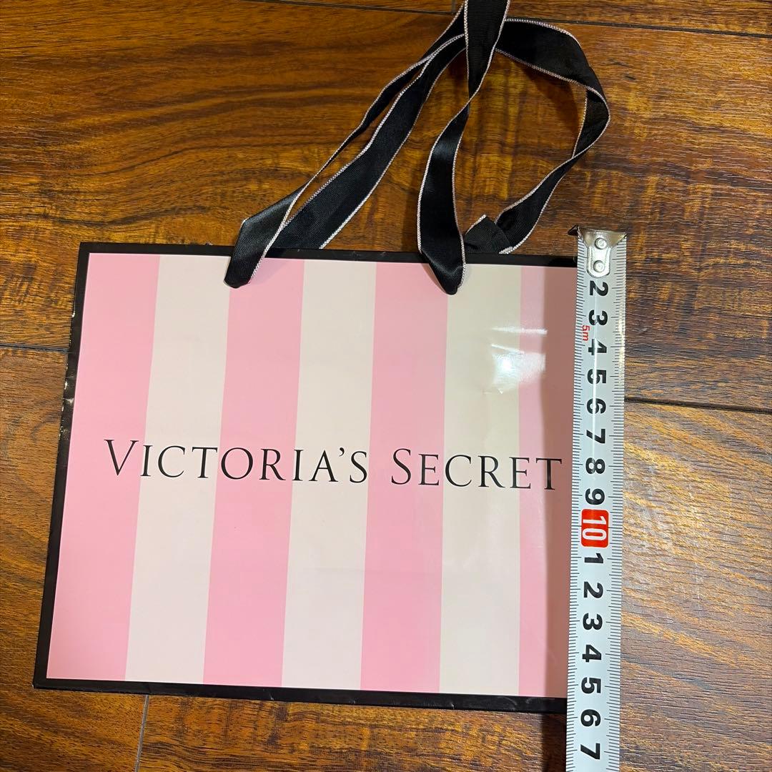 Victoria's Secret ショップ袋 ピンク ストライプ — image 2