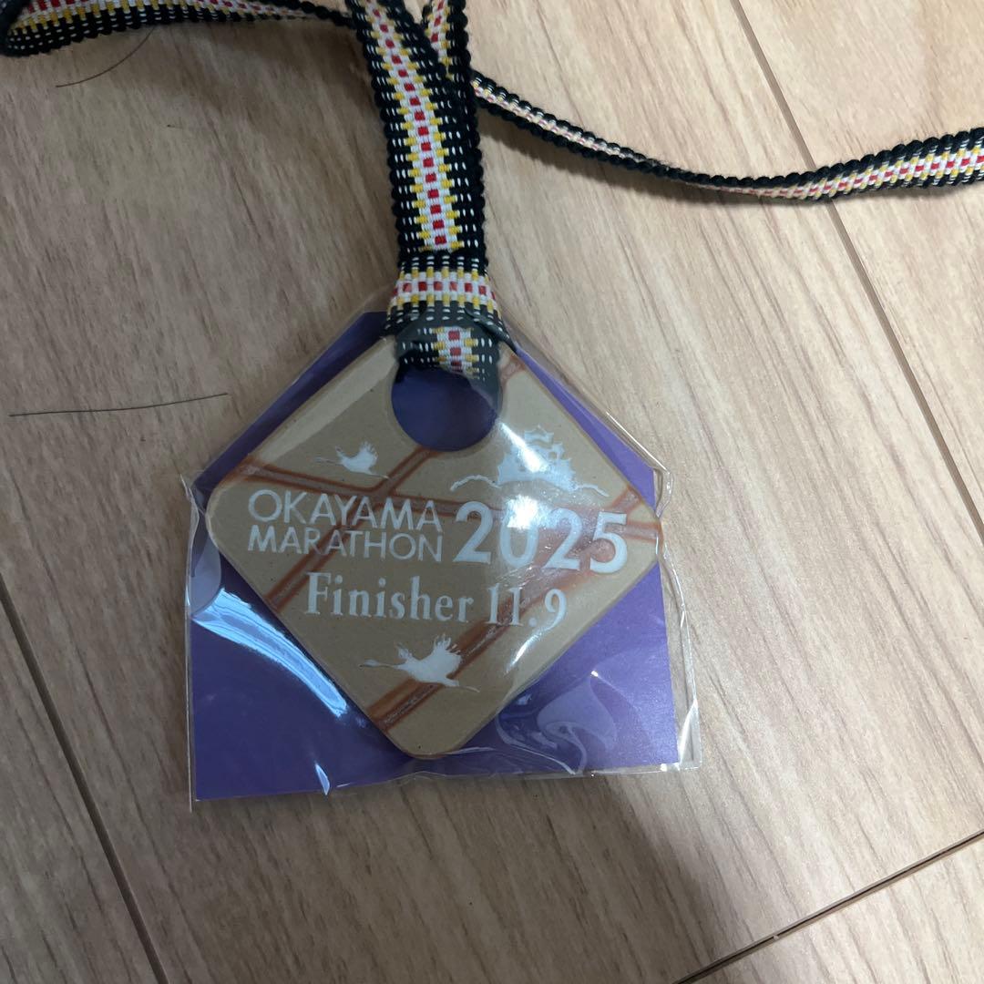 OKAYAMA MARATHON 2025メダル — image 2