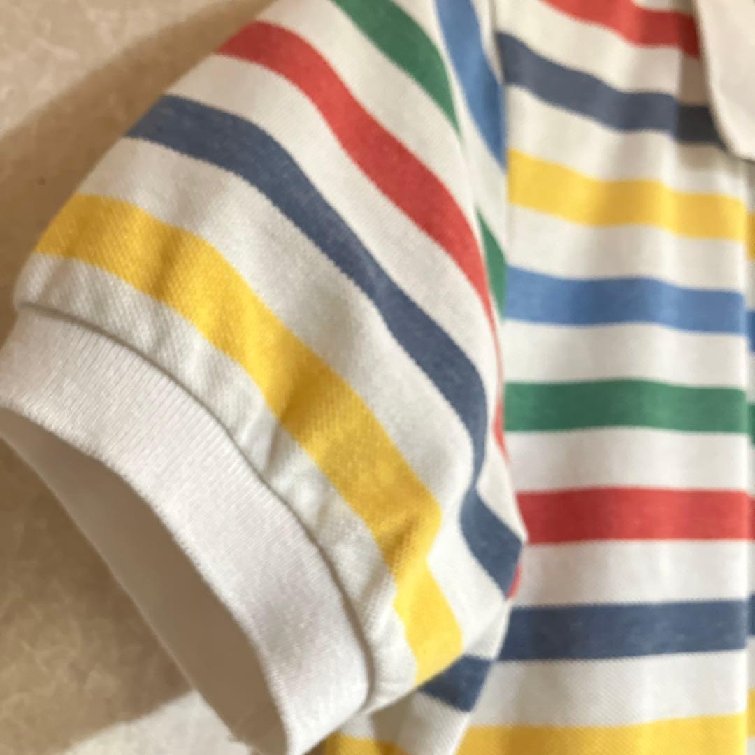【LACOSTE 】マルチボーダー ポロシャツ 36レディースMサイズ相当 — image 4