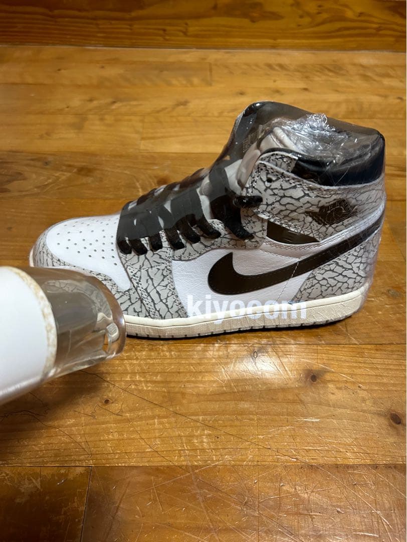 最安値⭐️20枚セット⭐️スニーカー保護フィルム観賞用ラップJORDAN1セメント — image 5