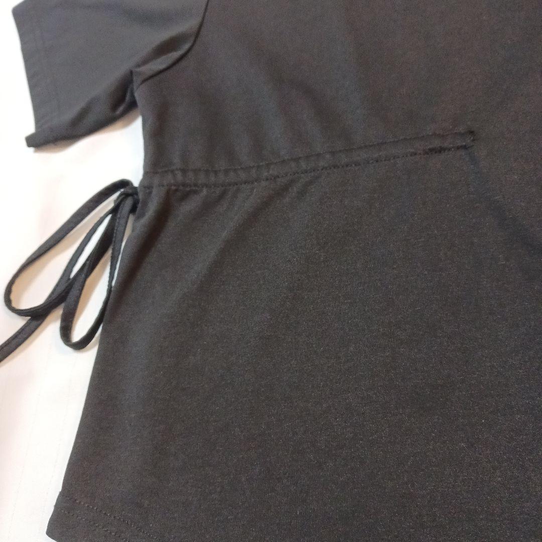 半袖Tシャツ アシンメトリーデザイン ブラック XL — image 3