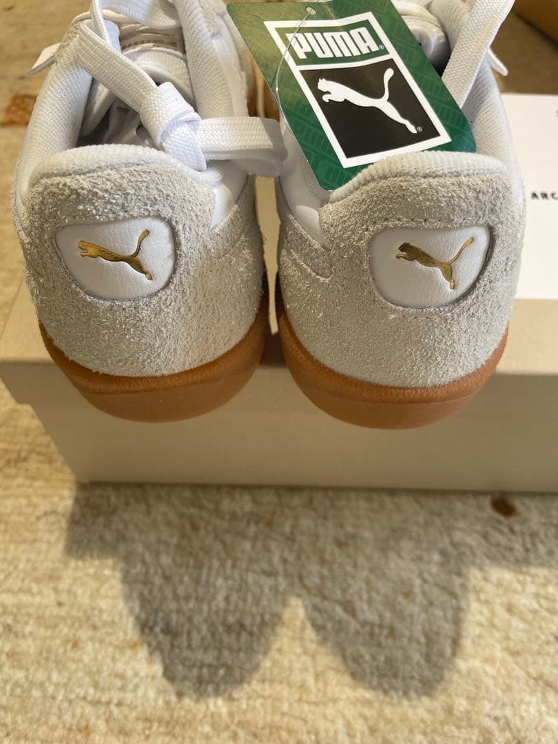 値下げ！！Puma Palermo スニーカー ホワイト/グレー　新品タグ付き — image 3