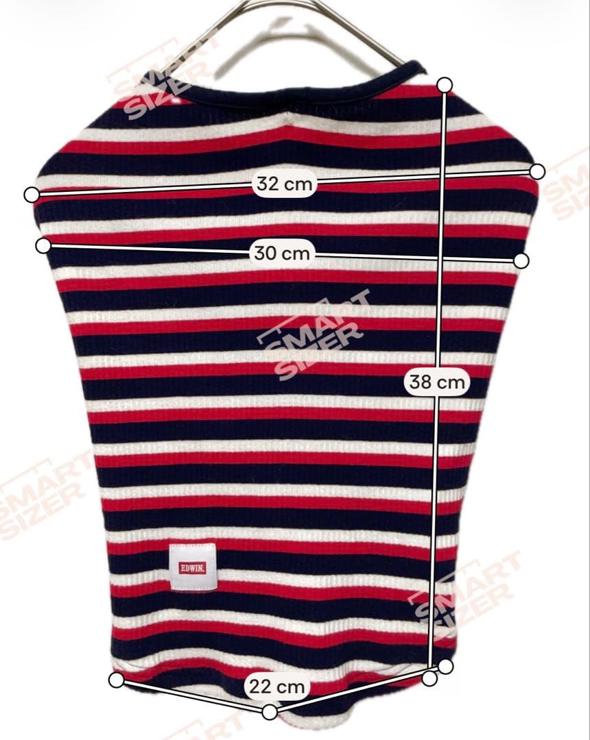 EDWIN ボーダー ペットウェア 4Lサイズ 犬服 ドッグウェア — image 5